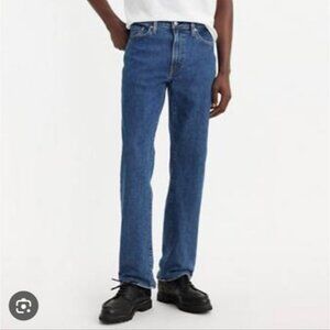 Levi's 514 Mens Straight Fit Relaxed Classic Blue Wash Jeans 38x30